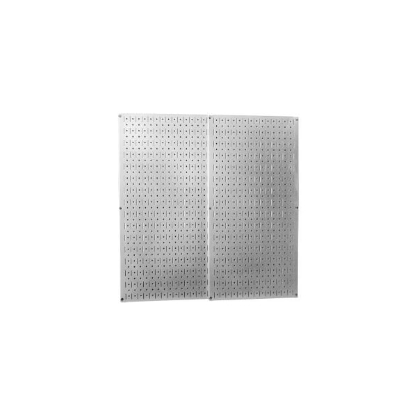 Wall Control Wall Control Pegboard Pack- 2 Panels, Galvanized Metallic, 32" X 32" X 3/4" 30-P-3232 GV - main
